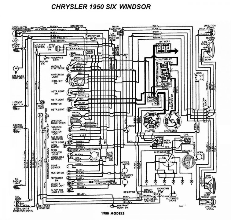 1950 New Yorker Wiring Problems - Technical