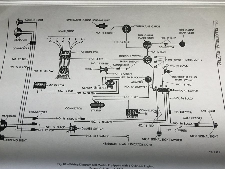 54 dodge wiring diagram needed - Mopar Flathead Truck Forum - P15-D24