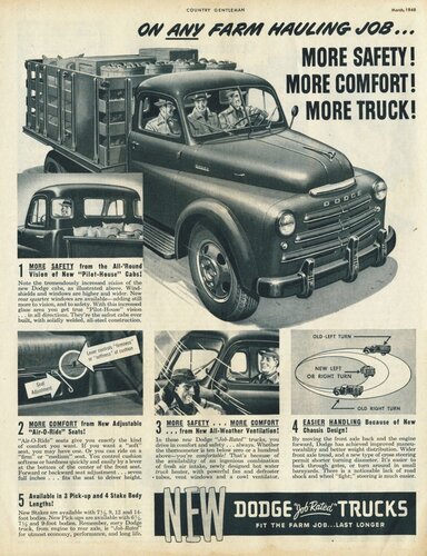 More information about "On Any Farm Hauling Job... More Safety! More Comfort! More Truck - 1948.pdf"