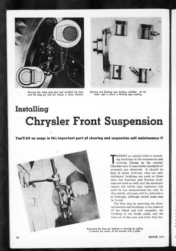 More information about "Installing Chrysler Front Suspension Bushings - from Motor Age August 1947"