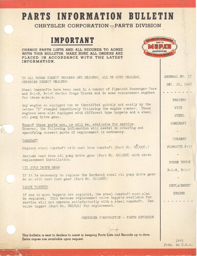 More information about "Parts Info Bulletin # 37 (Dec 10, 1948)"