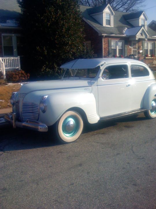 my 41 Plymouth Deluxe