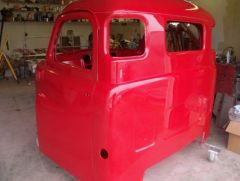 painted cab rear corner view
