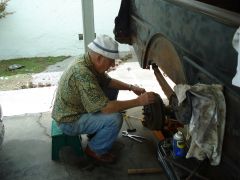 Glenn Pearce Meditates on a Rear Brake Drum