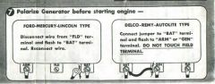 Flashing generator field coils