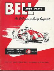 Vintage Speed Parts  - 1953 Bell Speed Catalog Cover