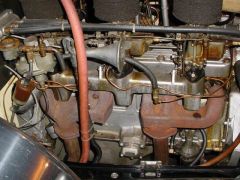 close Up Of georges asche's intake On 1929 desoto