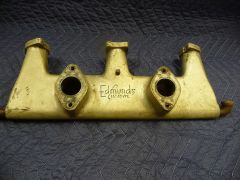 EARLY EDMUNDS CUSTOM 2 X 1 DUAL CARB INTAKE MANIFOLD DODGE PLYMOUTH FLATHEAD 6 CYL