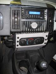 stereo, htr/AC console and center console