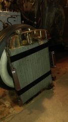 radiator mock up with new mounts