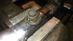 welded bung for lamda testing