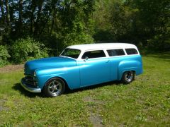 1950 plymouth wagon custom