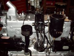 13  Rebuilt Engine installed on Frame