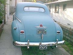 1949 First Series P15 Plymouth Business Coupe