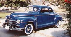 1947 Plymouth 3 Passenger Coupe