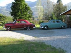 '50 Plymouth and '52 Chevy