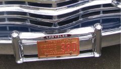 49 Chrysler Front Bumper Logo
