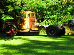 1951 Dodge  4 ton 377ci. Twin carb Engine.... Home Oil Delivery Truck Seattle Wash.