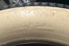 "Super Cushion" with the winged foot on the sidewall