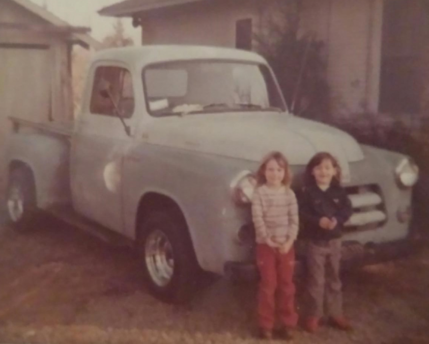 1954 Dodge and the girlfriend.png