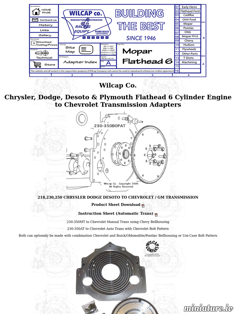 More information about "Wilcap Transmission Adapters"